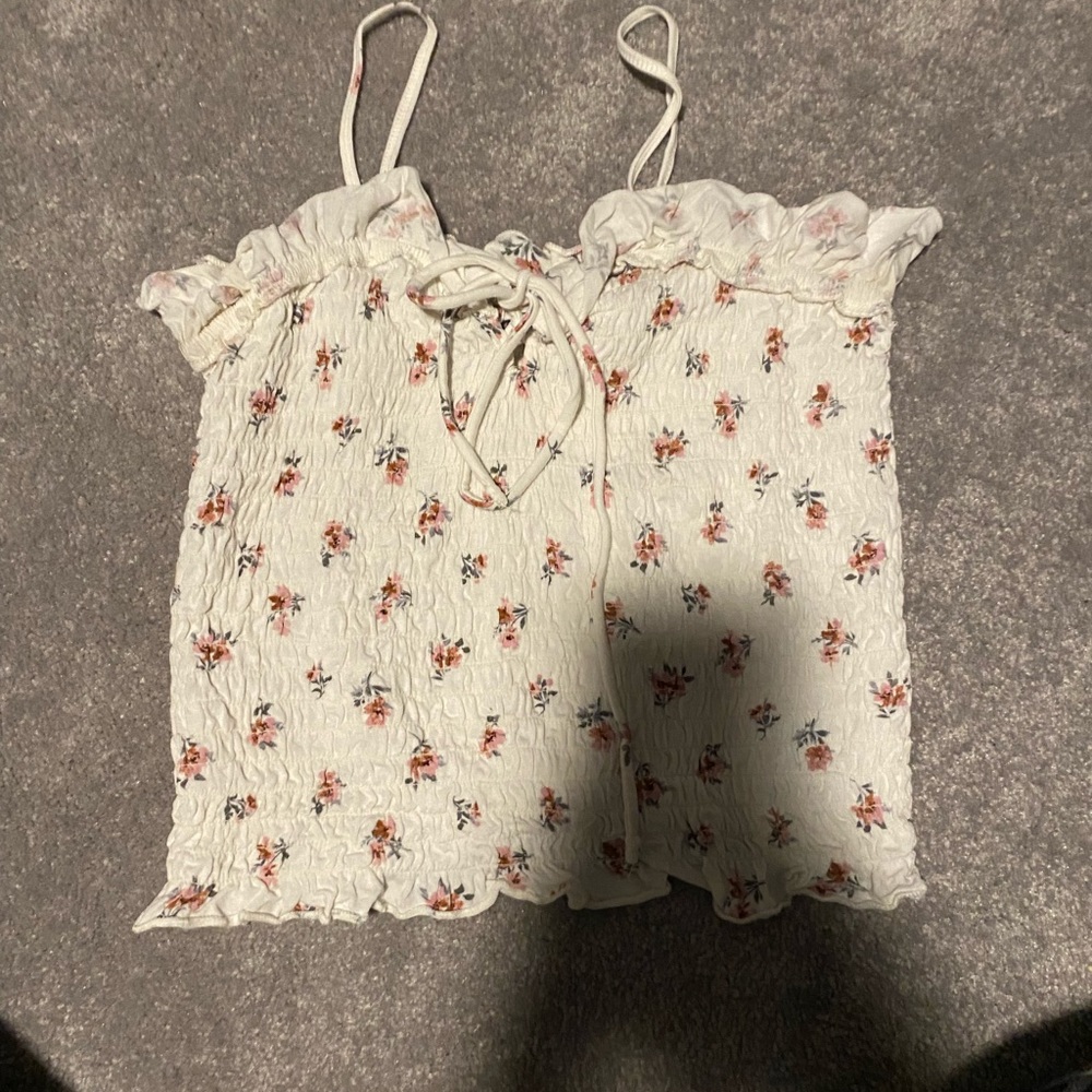 American Eagle flower tank top